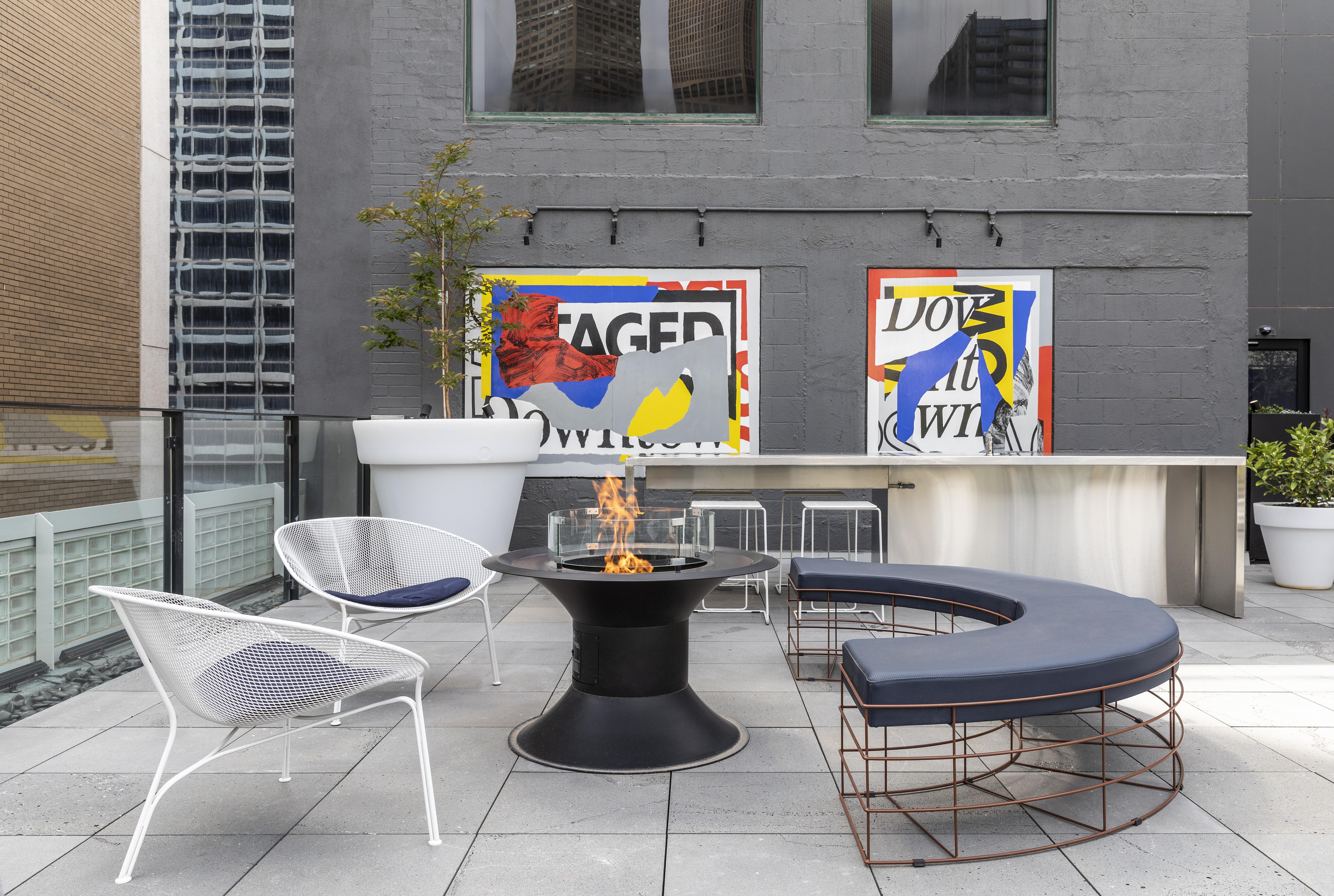 Lancemore Crossley St. Melbourne City Exterior foto The rooftop terrace