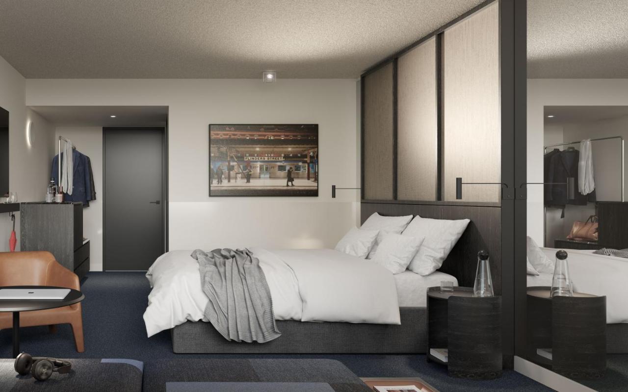 Lancemore Crossley St. Melbourne City Exterior foto A bedroom at the hotel